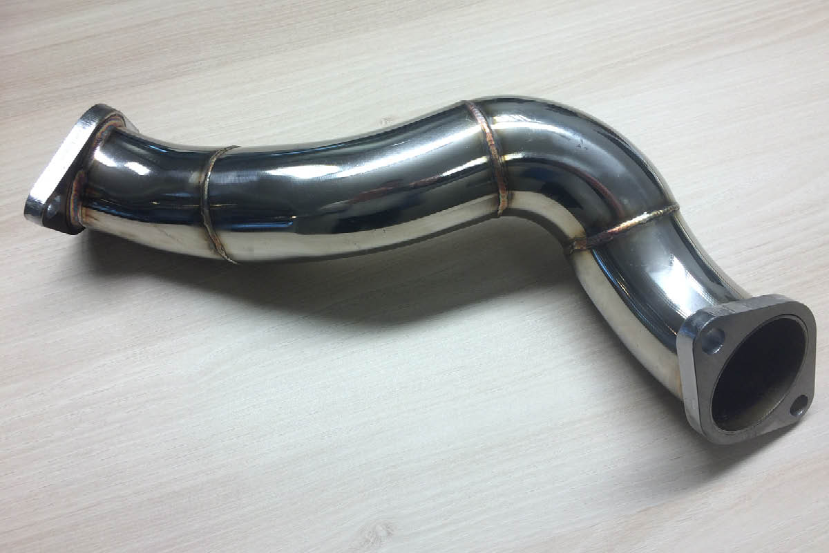  Overpipe 2.5" / 63 mm in Edelstahl Budde Automobile