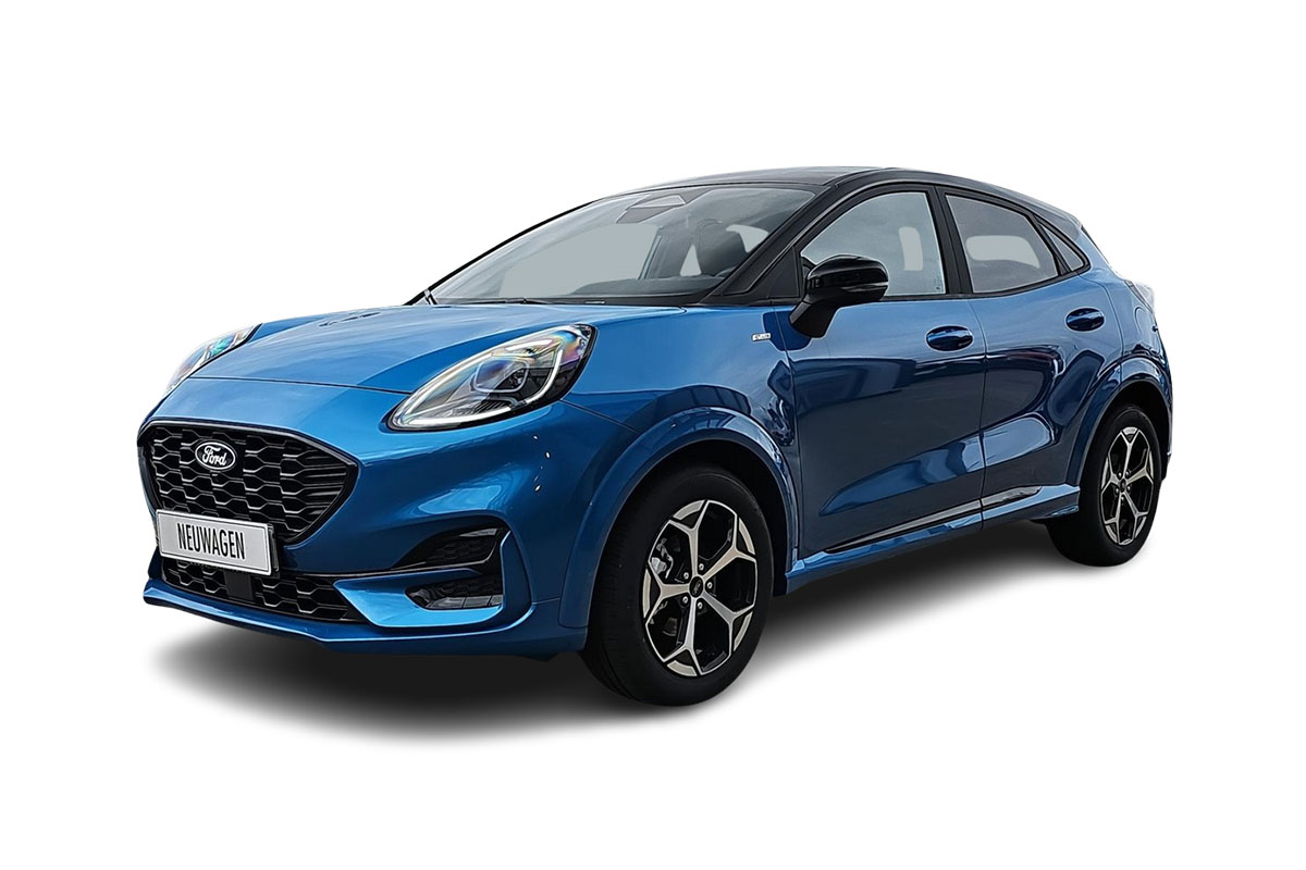 blauer Ford Puma